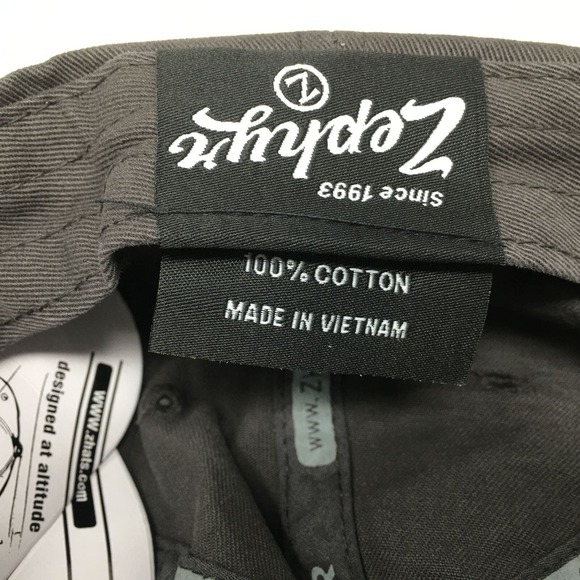 Zhats Zephyr Florida St. Scholarship Vault Hat, Unisex Size Adjustable - Grey/Mu - Picture 10 of 10